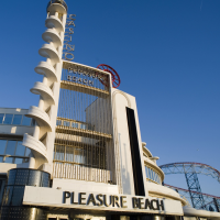 Photo of the outside of Blackpool Pleasure Beach Casino Building