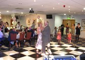 Sue & Frank's Wedding first dance in the Hall Of Fame function room at the DeVere Whites Hotel, Bolton Wanderers Football Club, Horwich.